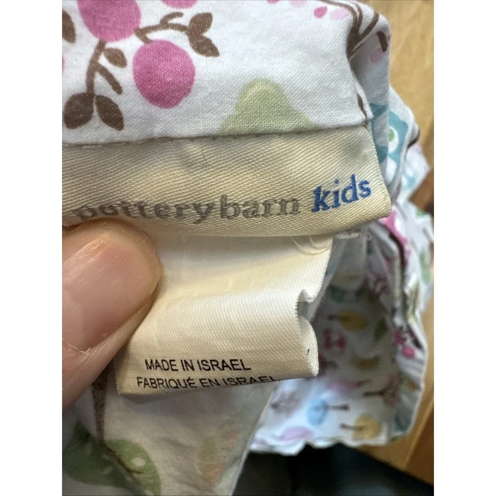 Pottery Barn Kids Woodlands Owl & Trees Cotton Standard Pillowcase